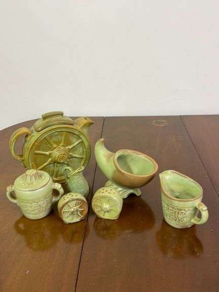 Frankoma Tea Set Kaufman Realty And Auctions