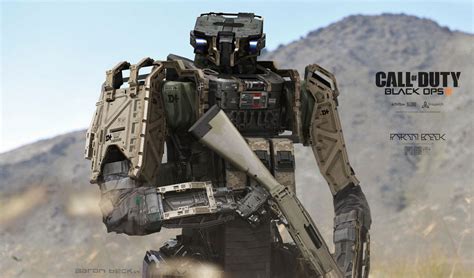 Futuristic Military Robot