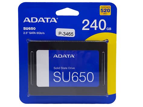 "Efficient Storage Solution: ADATA Internal SSD 240GB SATA (SU630 ...