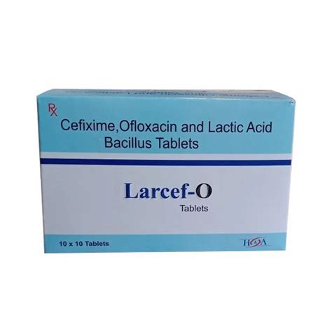 H A Cefixime Ofloxacin Lactic Acid Bacillus Tablets Mg At Rs