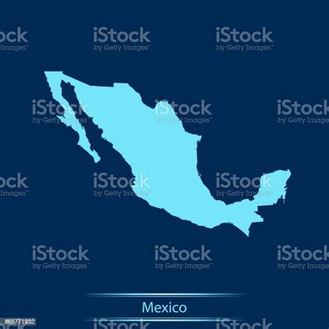 Mexico Map Stock Illustration Download Image Now Cartography Country Geographic Area Cut