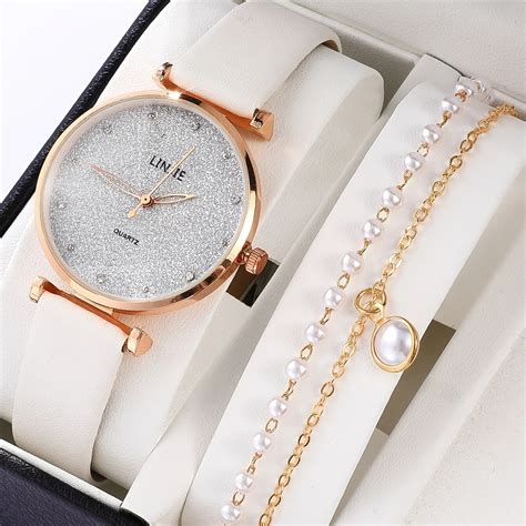 Women Quartz Watch Fashion Casual Pu Leather Band Watches Simple Ladies