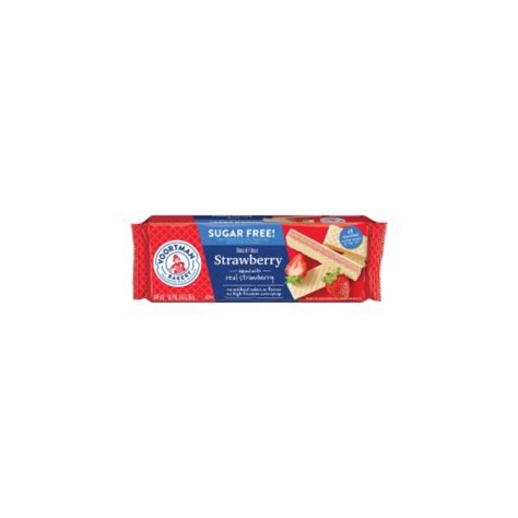 Voortman Bakery Sugar Free Strawberry Wafer Count Pack Of