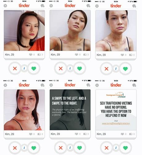 Fake Tinder Profiles Show Sex Trafficking Victims