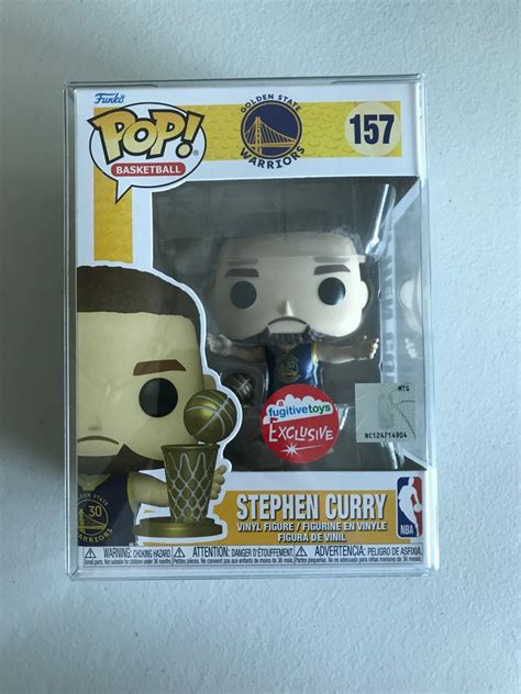 Funko Pop Stephen Curry With Trophy Fugitive Toys Exclusive On