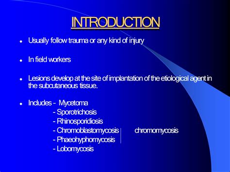 Solution Lecture Subcutaneous Mycoses Studypool