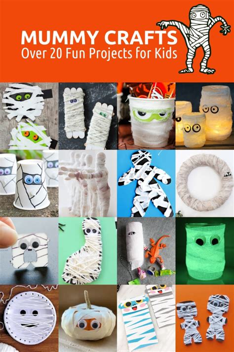 20 Mummy Crafts For Kids This Halloween Diy Candy