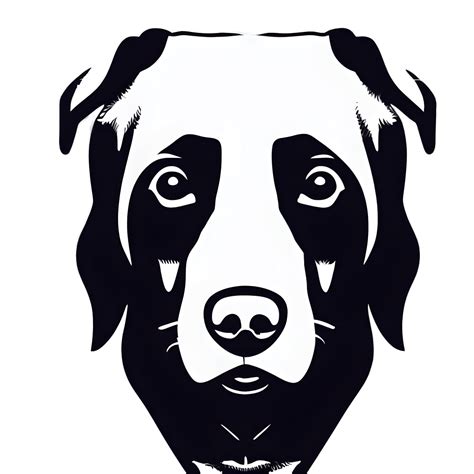 Labrador Retriever Graphic Detailed Face · Creative Fabrica