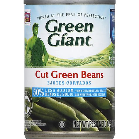 Green Giant Cut Green Beans Low Salt Canned Vegetables Foodtown