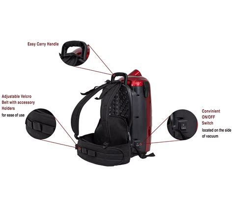 Atrix Jet Red HEPA Backpack Vacuum QVC