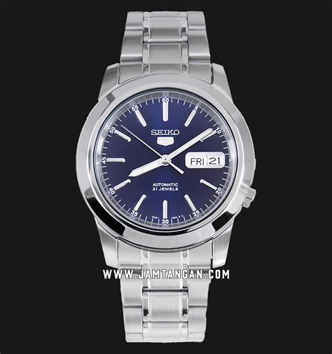 Seiko Snke K Automatic Blue Dial Stainless Steel Strap Jamtangan