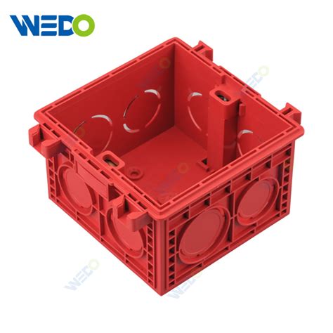 Switch Box Pvc Single Socket Junction Box Plastic Electrical Switch