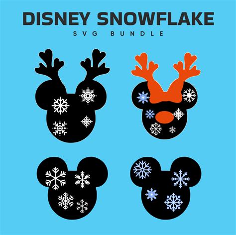 Disney Snowflake Svg Masterbundles