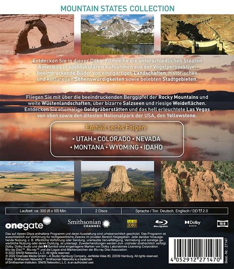 Aerial America Amerika Von Oben Mountain States Collection Blu Ray