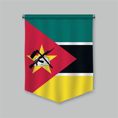 pennant with flag 10971582 Vector Art at Vecteezy