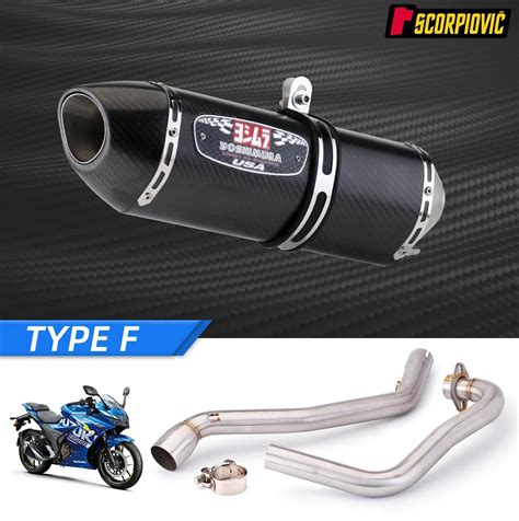 Full System Motorcycle Gp Exhaust Escape For Suzuki Gixxer 250