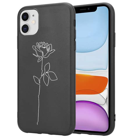 Iphone 11 Hoesje Met Witte Roos Phone Factory