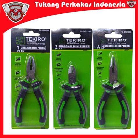 Jual Tekiro Tang Set Pcs Mini Kombinasi Potong Lancip Inch