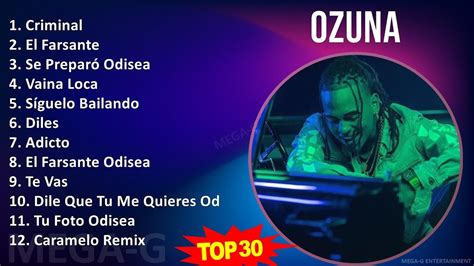 O Z U N A Mix Grandes Xitos Enganchados S Music Top Latin Pop