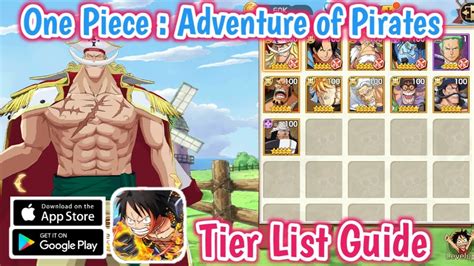 One Piece Adventure Of Pirates Tier List Guide Gameplay Android