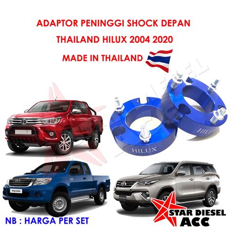 Jual PENINGGI SHOCK DEPAN TOYOTA HILUX FORTUNER PENINGGI PER THAILAND