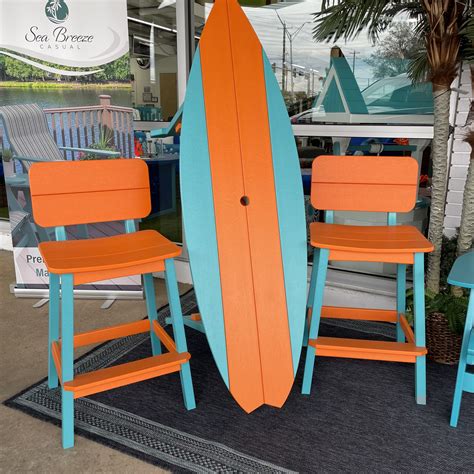 Surfboard Tables Patio Casual Outdoor Furniture