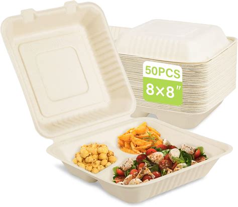 Amazon Orbhes Compostable Take Out Food Container X