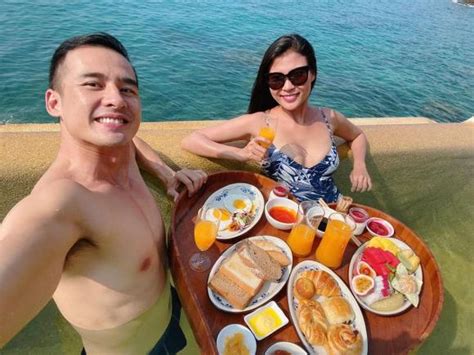 Thuý Diễm khoe vòng một nóng bỏng mắt với bikini sexy thế này bảo sao Lương Thế Thành không mê mệt