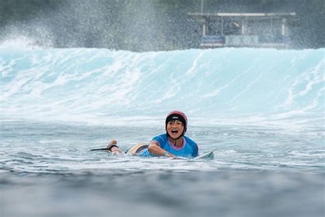 Olympic Surfer Photo 2024 Amye Clemence