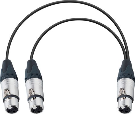 Connectronics XLR Female To Dual XLR Female Y Cable