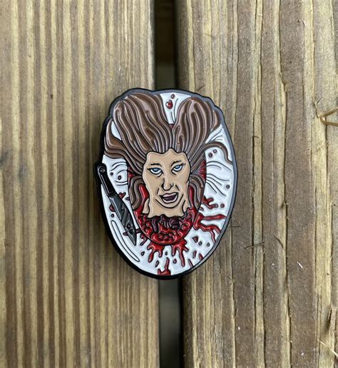 Horror Movie Enamel Pins Terror Vision Records And Video