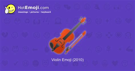 🎻 Violin Emoji Meaning with Pictures: from A to Z