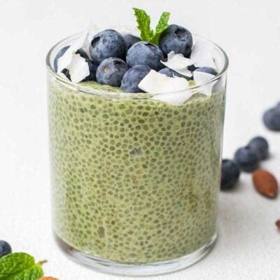 Matcha Chia Pudding Blissfully Low Carb And Keto Recipes