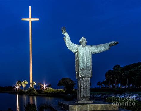 Great Cross St Augustine Photograph By Scott Moore