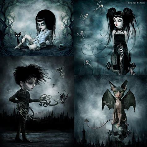 A Look At 25 Examples Of The Gothic Art Of Toon Hertz A Belgian Born