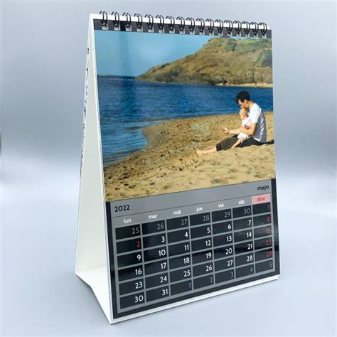 Calendario Personalizado Sobremesa X Negro Teamfoto Es