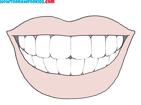 Tooth Drawing For Kids