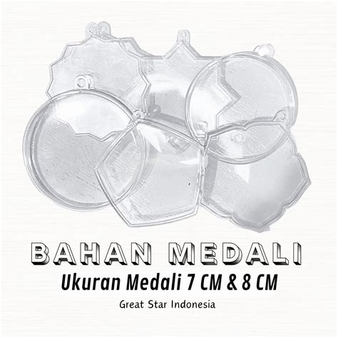 Jual Medali Insert Paper Uk Cm Cm Bandul Medali Akrilik Insert