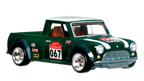 Premium Hot Wheels Austin Mini Pickup Boulevard Hcr Green