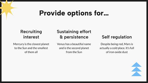 Universal Design for Learning Framework | Google Slides