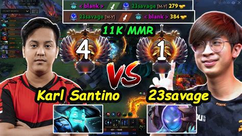 VG 23savage Arc Warden TOP1 Vs T1 Karl Santino Storm Spirit 11K MMR