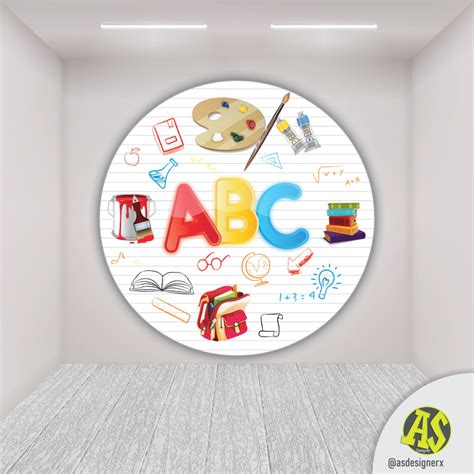 Painel Circular Abc Elo7 Produtos Especiais