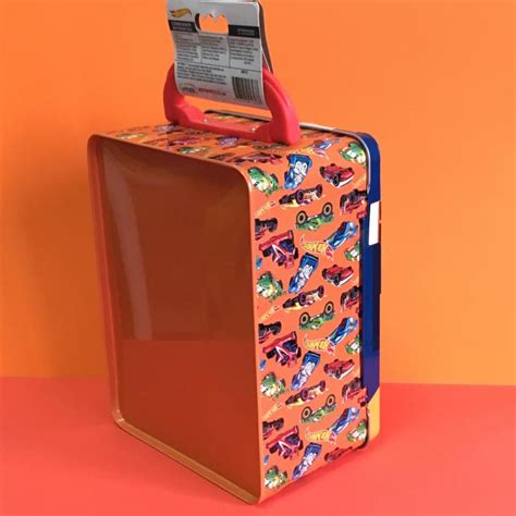 Plechov Kuf K Na Aut Ek Hot Wheels Oran Ov Auta Hw Aukro