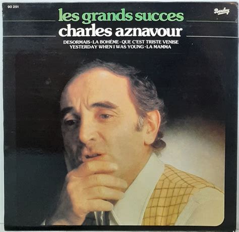 Charles Aznavour Les Grands Succes Vinyl Discogs