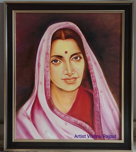 Handmade Original Oil Canvas Painting Series By Vishnurajputarts On
