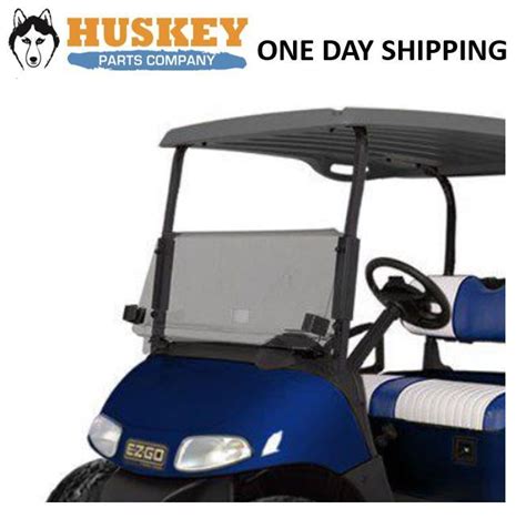 Ezgo Rxv Golf Cart Windshield W Rubber Trim Folding Tinted Impact Resistant Ebay