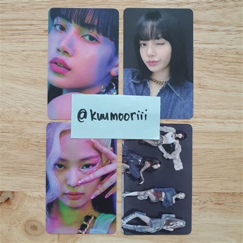 BLACKPINK HYLT How You Like That Ktown4u POB Photocard Jisoo Jennie