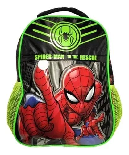 Set Mochila Lonchera Y Lapicera Escolar Grande Primaria Ruz Marvel