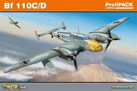 Eduard Messerschmitt Bf 110 C D Profipack 1 72 EDU7081 Axels