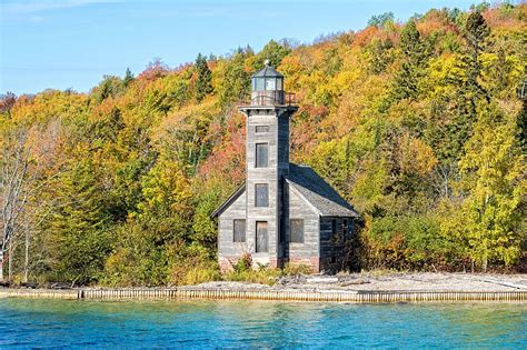 US Part Of Great Lakes Michigan Grand Island East Channel